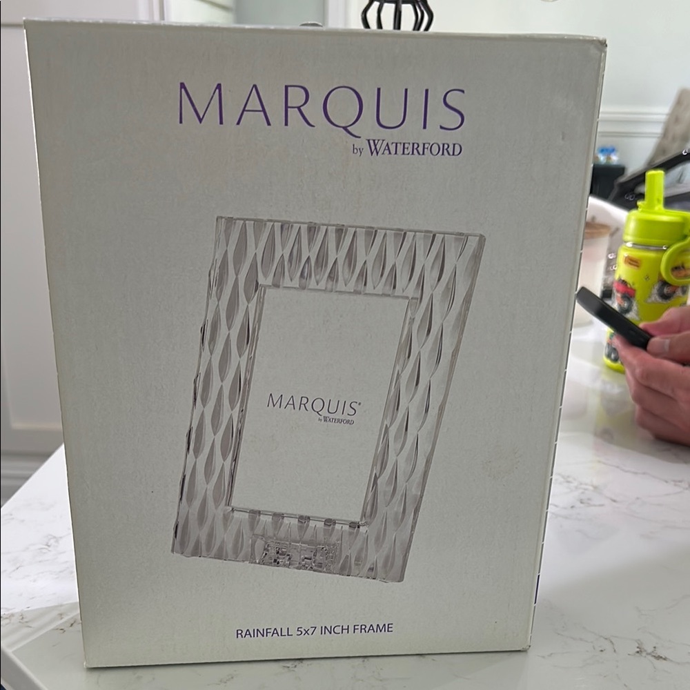 Waterford Crystal Silver Accents Picture Frame